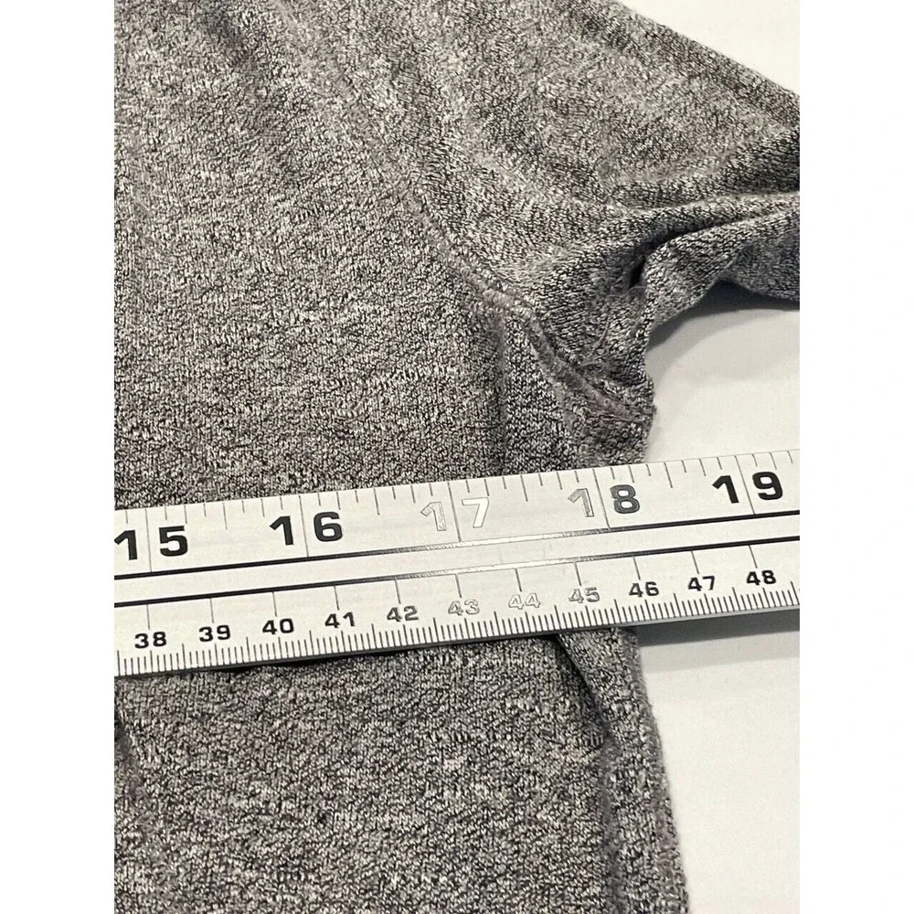 Zella Enlighten Me Cardigan Womens XS Gray Draped Wrap Athleisure‎ Thumbhole